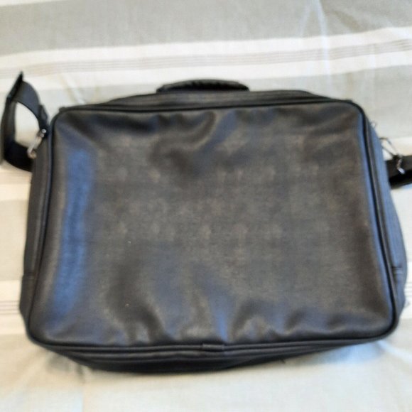 Coca-Cola Little Caesar's Pizza Promotional Leather Laptop Satchell Shoulder Bag - Picture 6 of 9